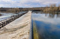La diga sul fiume Ticino