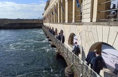 Il passaggio sulla diga del Panperduto